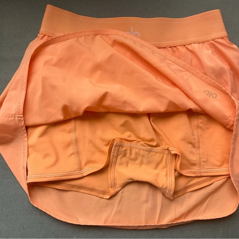 Alo Yoga Match Point Tennis Skirt Cantaloupe S